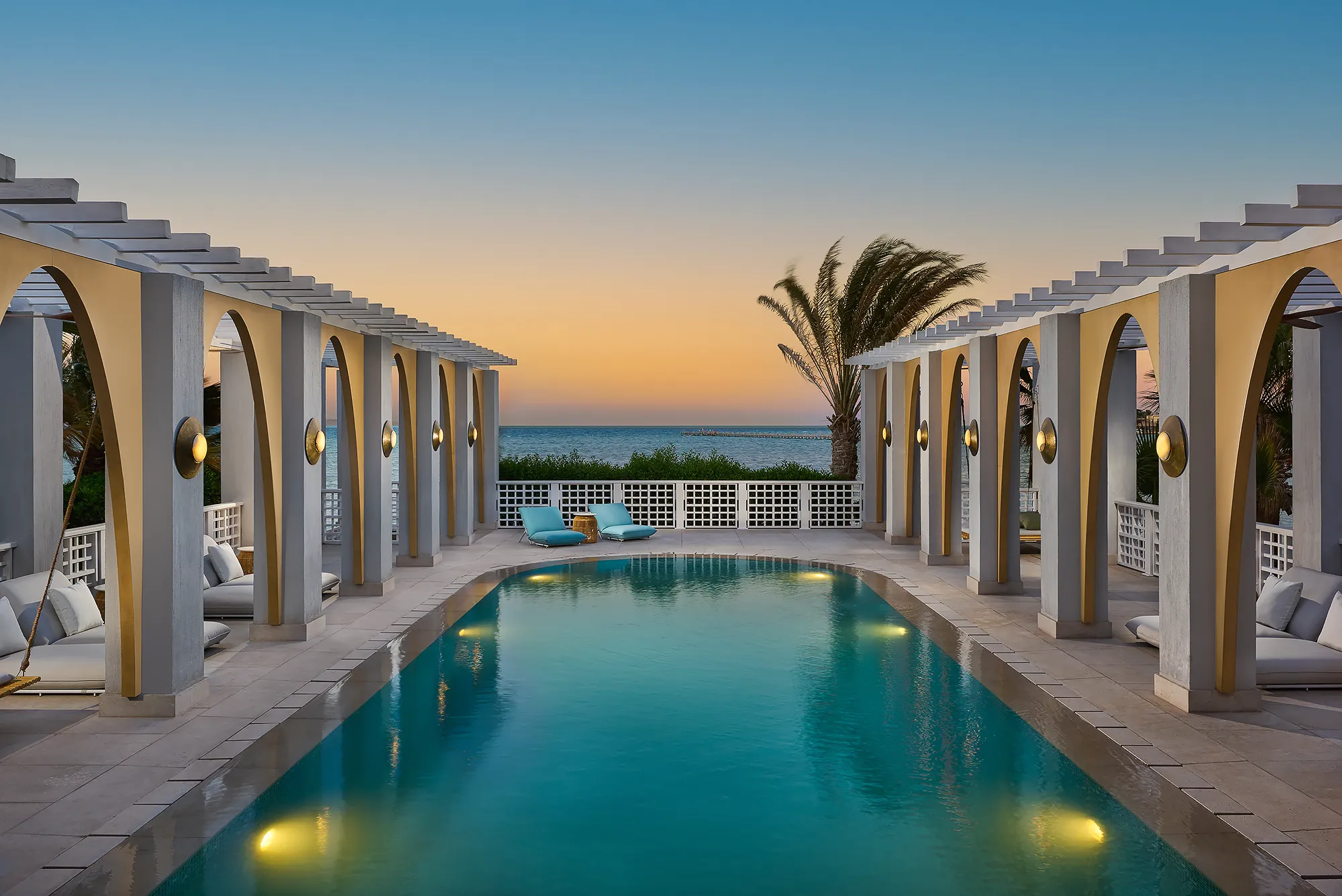 Sheraton Miramar palace pool - Mohamed Abdel-Hady commercial hospitality photographer - Egypt